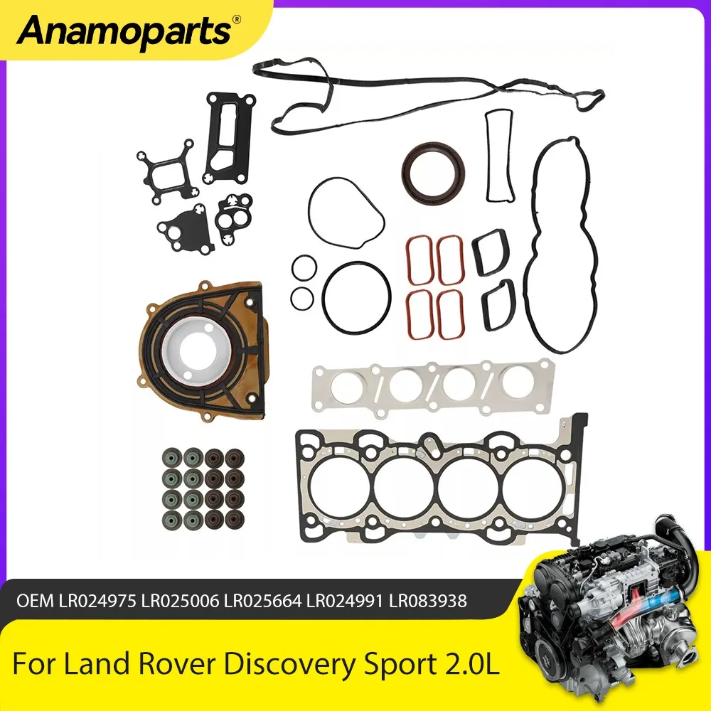 

Engine Part Full Head Gasket Set Fit 2.0L L4 GAS 204PT For Land Rover Discovery Sport Range Rover Evoque JAGUAR XE XF 2.0L 11-19