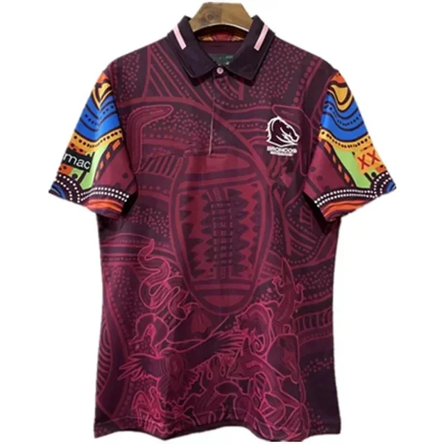 1993-1995 1993-1995 Brisbane Broncos Retro Rugby Jersey - Men Retro Rugby Jersey - Mens Size:S-5XL（Print Name Number）Top Quality