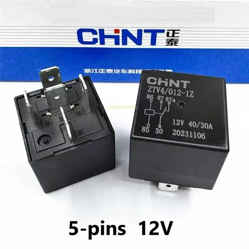 CHINT ZTV4/012-1H ZTV4/012-1Z ZTV4/024-H ZTV4/024-1Z Relay 12V 24V Oil Pump Air Conditioning Fan High Low Beam Original Vehicle