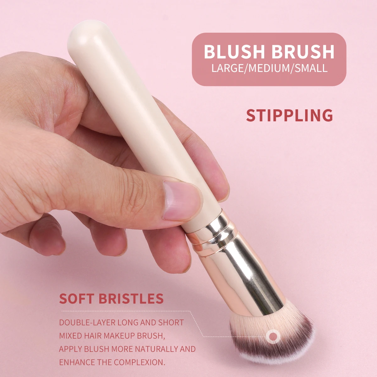 MAANGE 6 قطعة مجموعة فرشاة للمكياج الوجه مستحضرات التجميل الأساس المخفي مسحوق أحمر الخدود للكريم السائل مزج فرشاة للمكياج أدوات التجميل #5