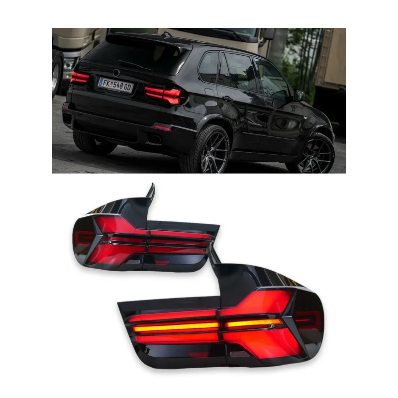

X5 E70 for BMW E70 2007-2013 taillight upgrade to G05 style DRL signal brake reversing light modification