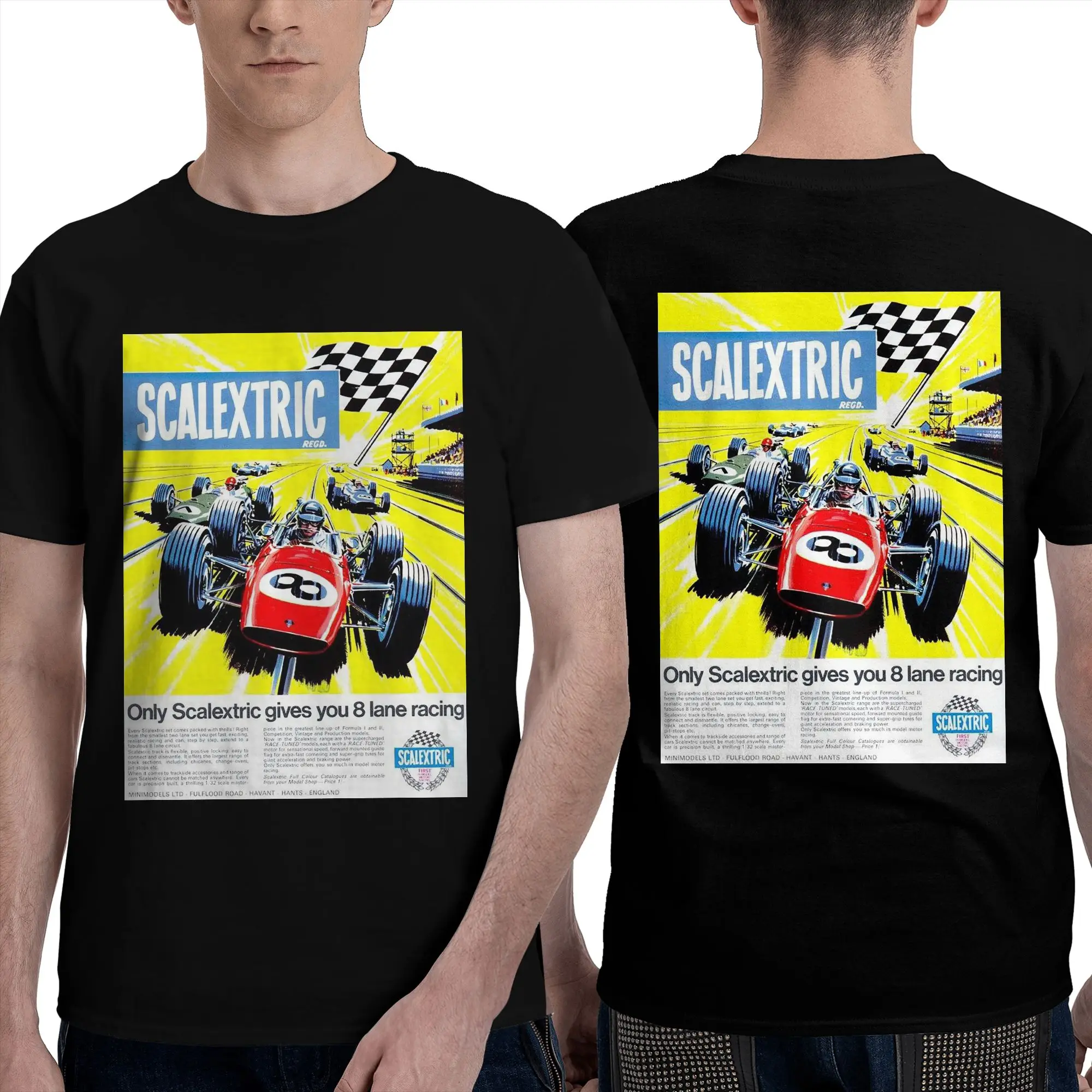 100% Cotton Scalextric Vintage - огляд і ціна Vintage Fashion Stuff
