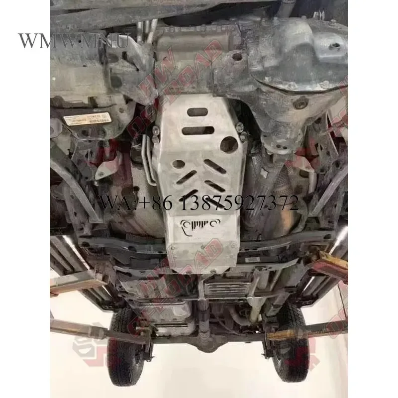 Wmwmnu Aluminum 4x4 Pickup Engine Guard Skid Plate for JL 2018+ Underbody Splash Shield Protector