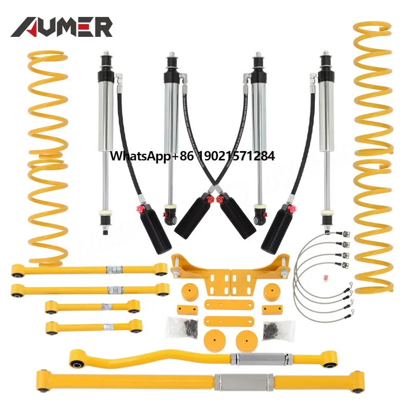 

Aumer Compression Rebound Damping Force Adjustable Suspension Lift Kit 4x4 Off Road Shock Absorber for 80 105 LandCruiser