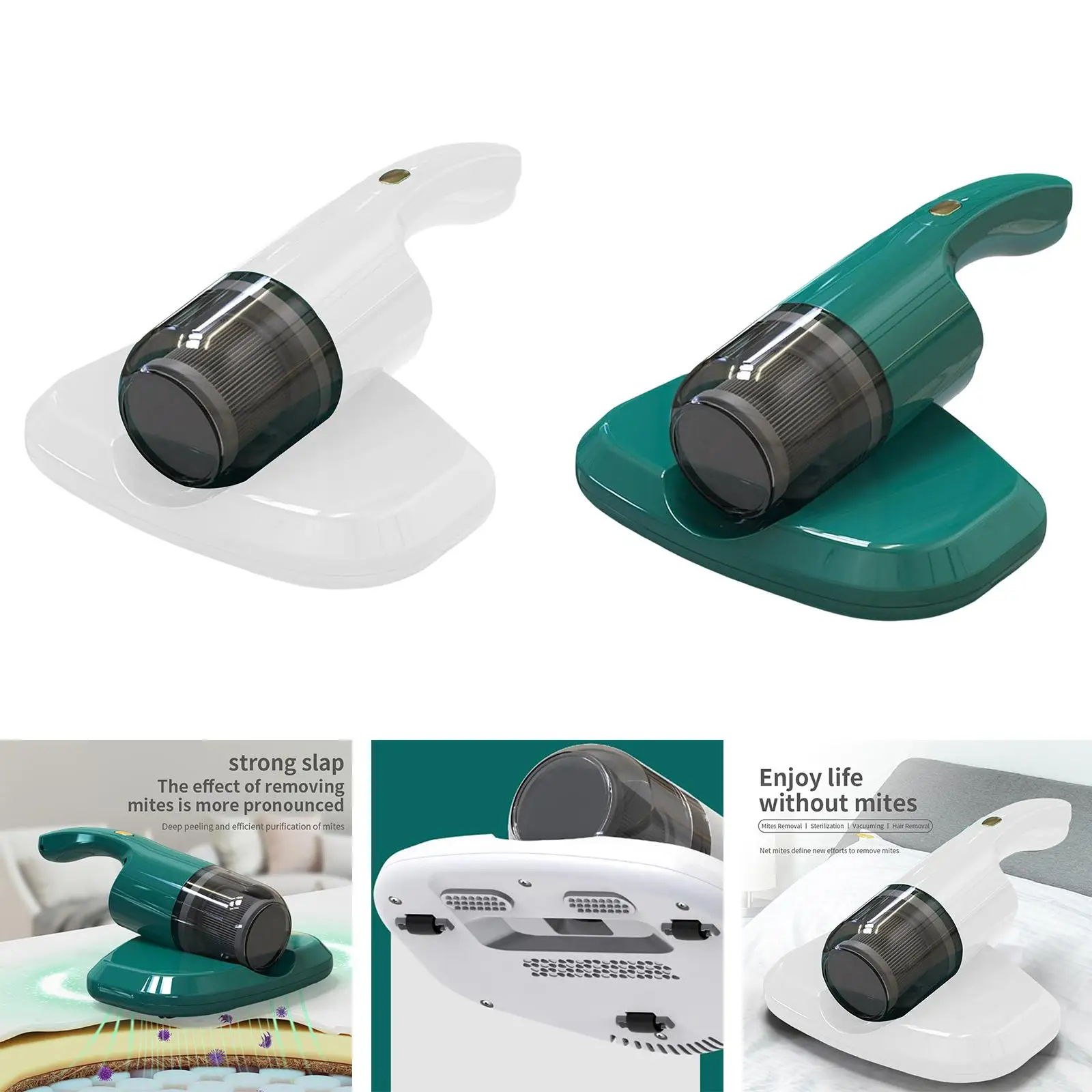 مكنسة كهربائية محمولة للمرتبة قابلة لإعادة الشحن عبر USB لسرير الوسائد