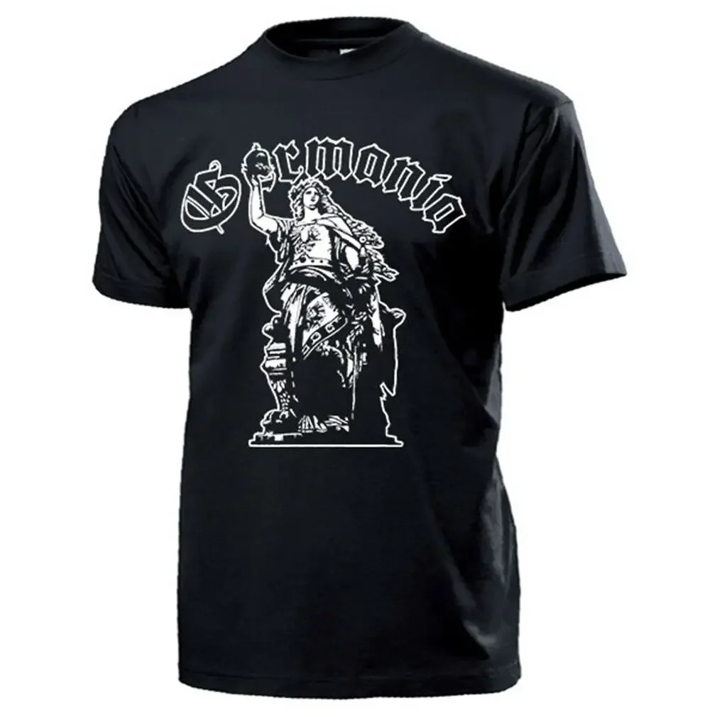 

Germania 1883 Deutschland Lower Forest Monument Prussia T-Shirt 100% Cotton O-Neck Short Sleeve Summer Casual Mens T-shirt