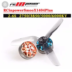 RCINPOWER SmooX 1404 Plus 6000KV 3850KV 4S 2750KV 6S Brushless Motor For FPV Racing 2.5inch-4inch Toothpick Micro Long Range