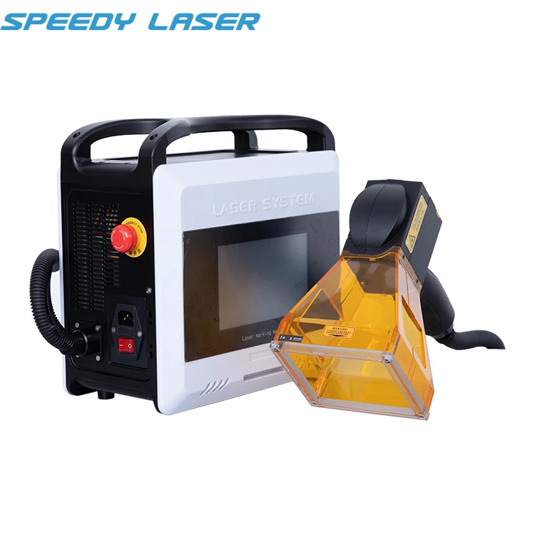 Handheld Head Design 20W 30W 50W JPT/MAX Portable Fiber Marking Laser Engraving Printing Hine