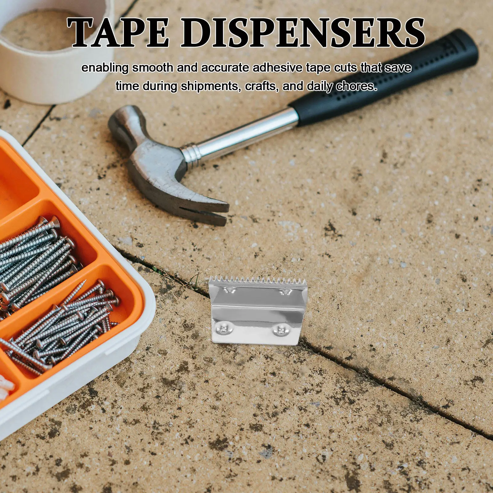 12Pcs 30Mm Iron Replacement Blades for Tape Dispenser Heavy-Duty Sharp Cutting Blades Compatible with Office Industrial Packing