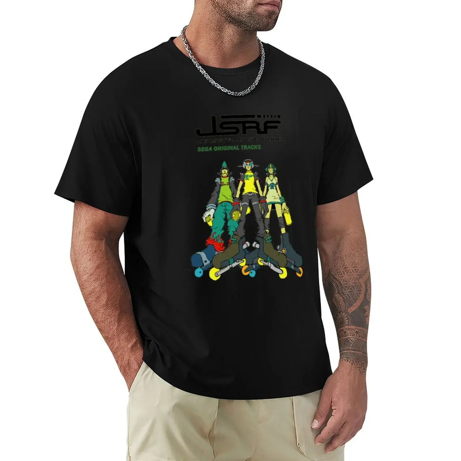 Jet Set Radio Future Soundtrack Cover T-Shirt new edition vintage clothes kawaii clothes men graphic t shirts