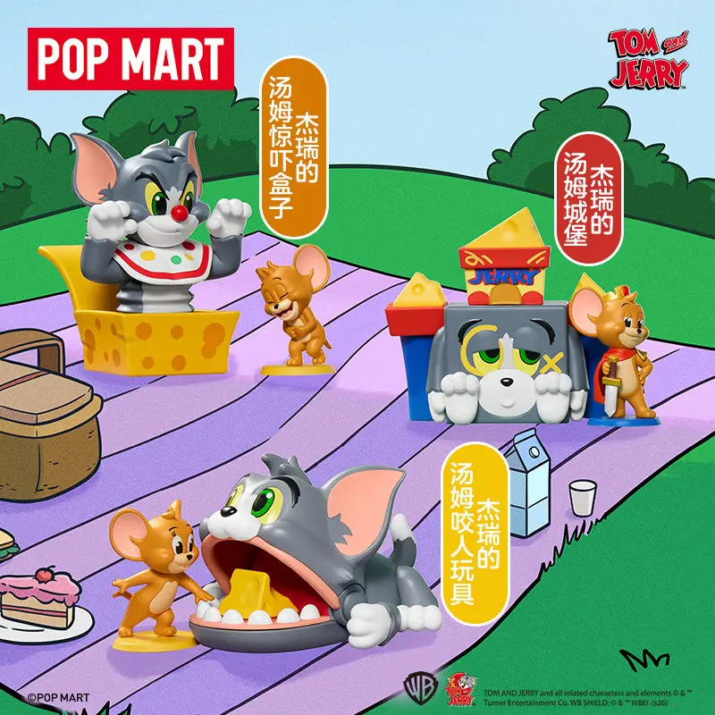 

POP MART Tom And Jerry Naughty Park Series Blind Box Figure Collectible Desktop Decorative Toy Great Gift For Anime Lovers Kids