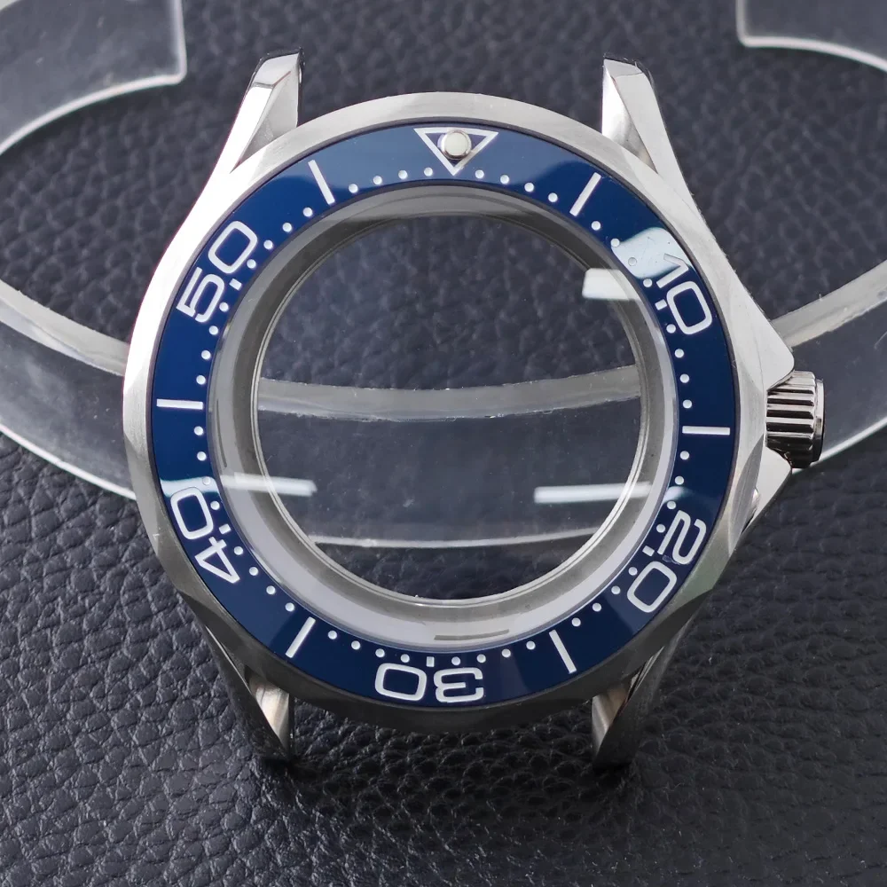 

42mm High-quality Silvery Case Diving Watch Men's watches Fits NH34/35 NH36 movement automtaic Steel Watch Box Fits 20mm strap