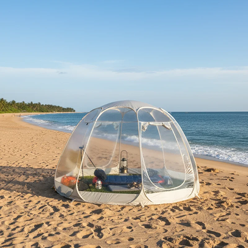 Transparent Bubble Tent 540 Degree Panoramic PVC for Stargazing Camping Backyard Beach Romantic Glamping