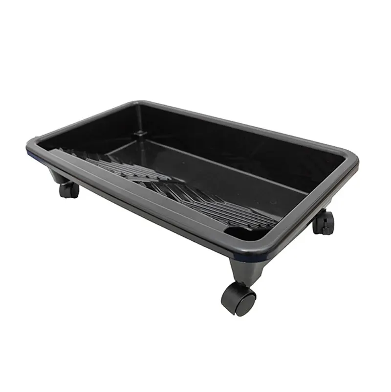 Plastic Holder Liner Convenient Construction Black Tool Set For Painting Projects Home Diy Use 1 Pcs Paint Tray