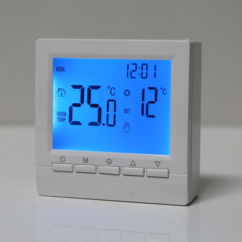 Thermostat Temperature Control Panel for Gas/Water Boiler/Electric Floor Heating