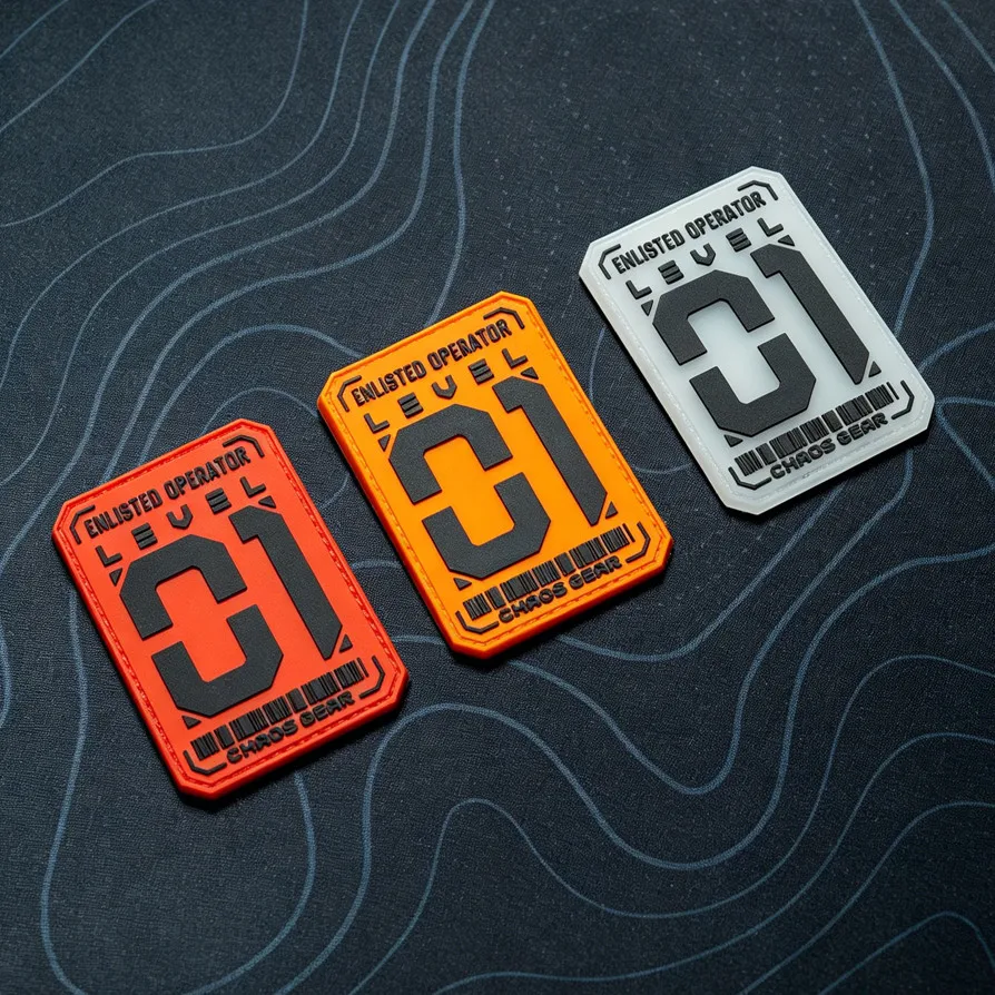 Enlisted Operator 01 PVC Luminous Patch for Clothing Vest Backpack DIY Decoration Tactical Badge