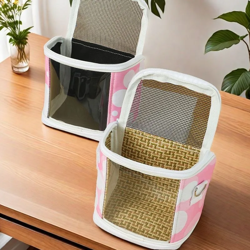 Lightweight  Birds Carrier Bag Pet Bird Cage  for Tiny Birds Hamsters Guinea Pigs Lizards Travel Portable Pet Parrot Backpack