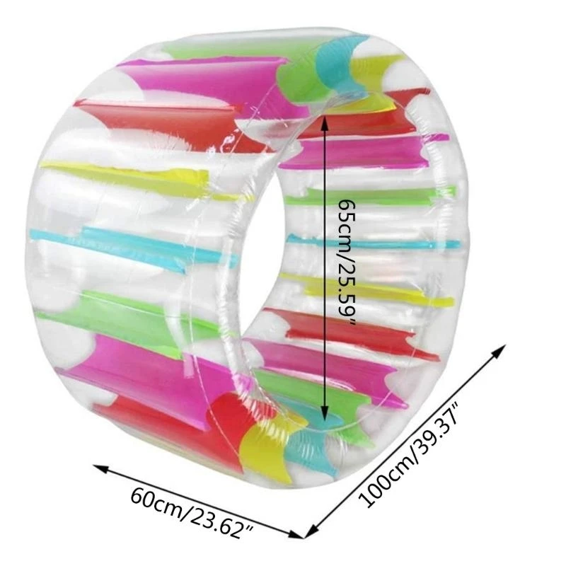 نفخ عجلة المياه لعبة عائمة الشاطئ العائمة أنابيب تجمع يطفو لعبة 15UB #6