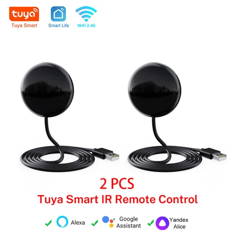 Tuya Smart WiFi IR Remote Universal for Smart Home Control for TV Air Conditioner Works with Alexa Google Home Yandex Alice