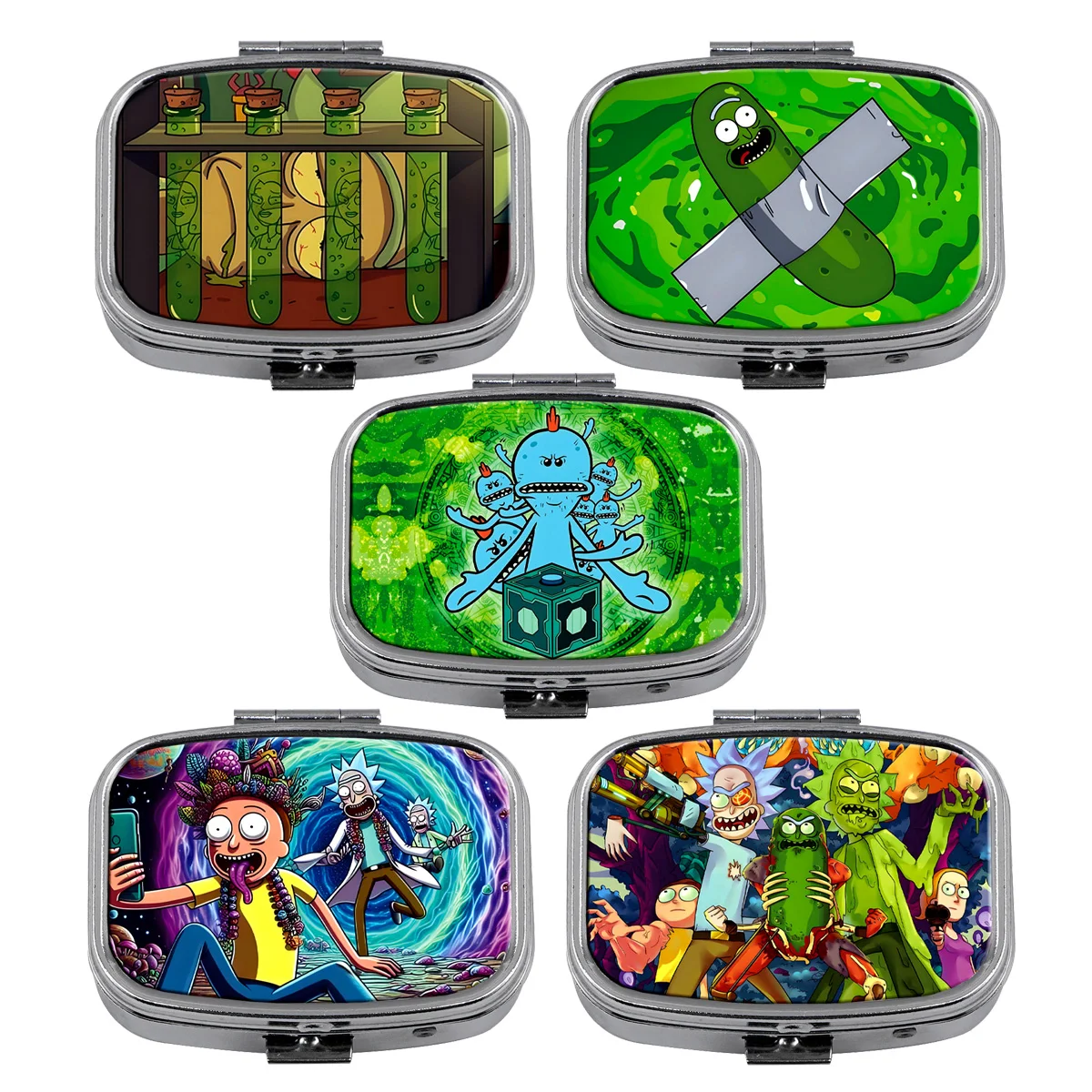 فيلم كوميدي صندوق دواء معدني الخيار حبوب منع الحمل التعبئة والتغليف المنتجات الصحية مقاومة الرطوبة حقيبة للتخزين نعش الموضة شخصية #1