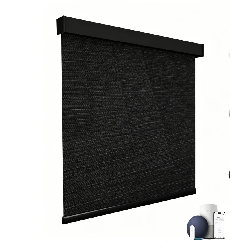 

Fashion Cheap Motorized Light Filtering Windproof Heat Insulation Roller Blinds For Office