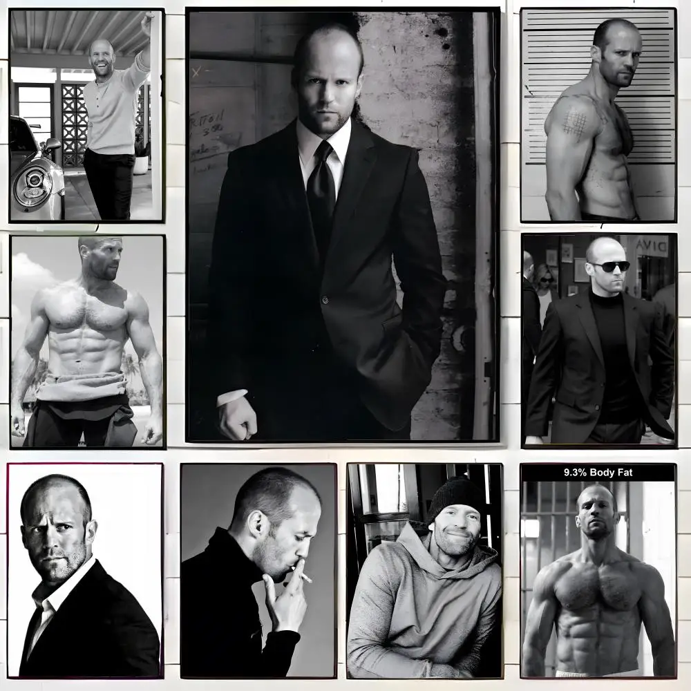 j-Jason Statham Action_Star Poster Wall Art Print Poster Decorative Mural Home Decor Gift Unframed