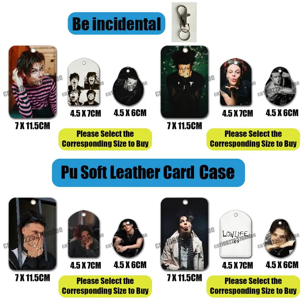 For Y-YUNGBLUD Lowlife Breakdown For Air Tag Case Card Sleeve Holder ID Credit Bank Access Keychain For AirTag Case
