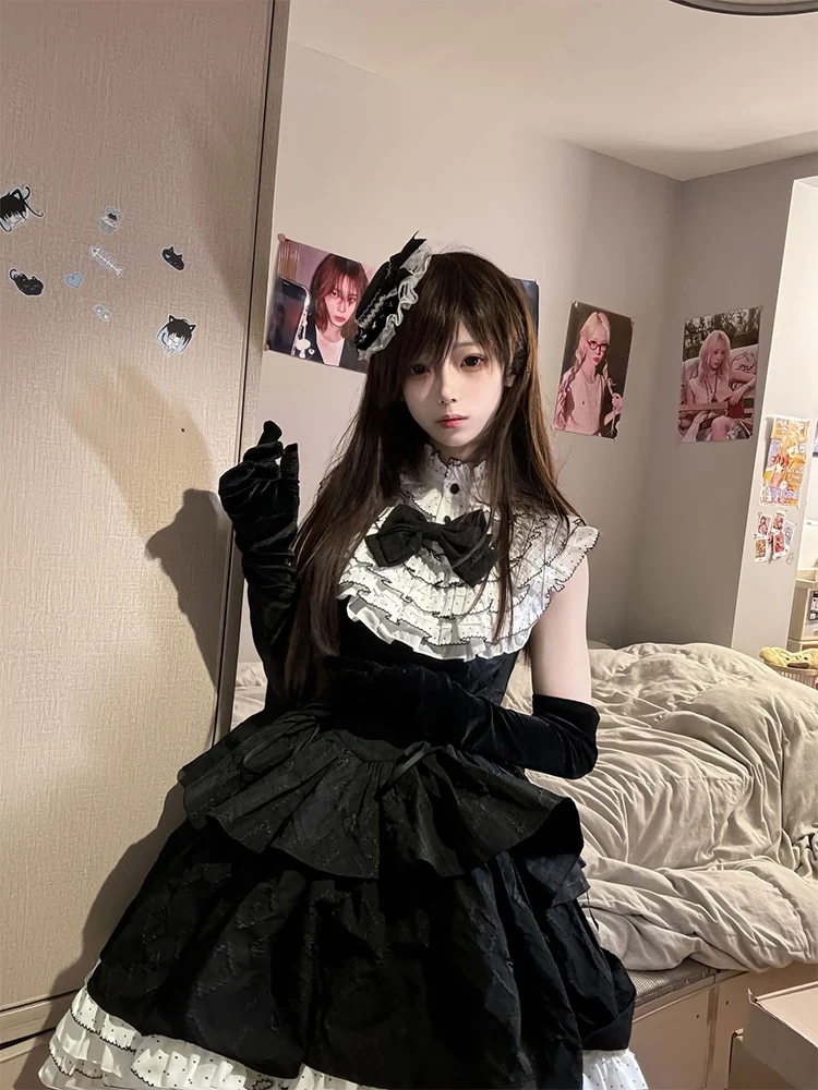 bla-white-contrast-color-lady-girl-dr-fairy-sle-high-waist-summer-seasonal-lolita-clothing-soft-girl-faion