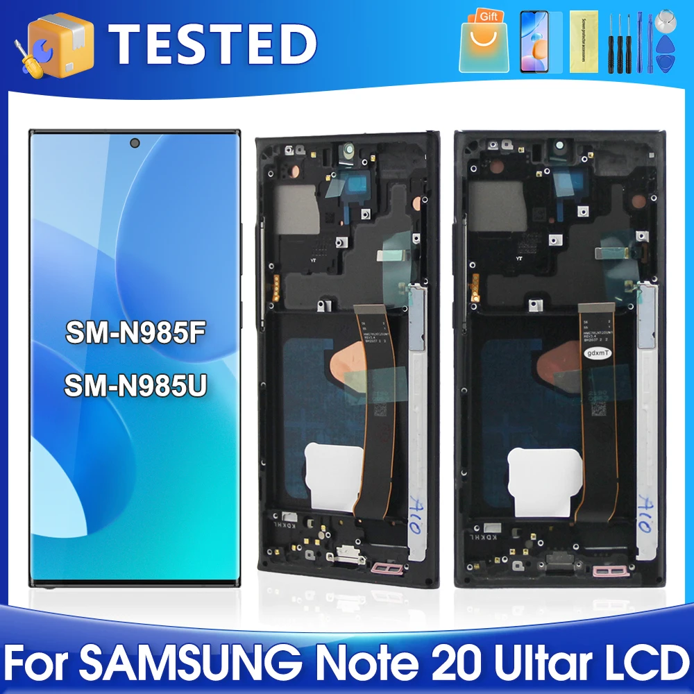 

6.9''Note 20 Ultra For Samsung For Note20U N985 N985F N985U LCD Display Touch Screen Digitizer Assembly Replacement