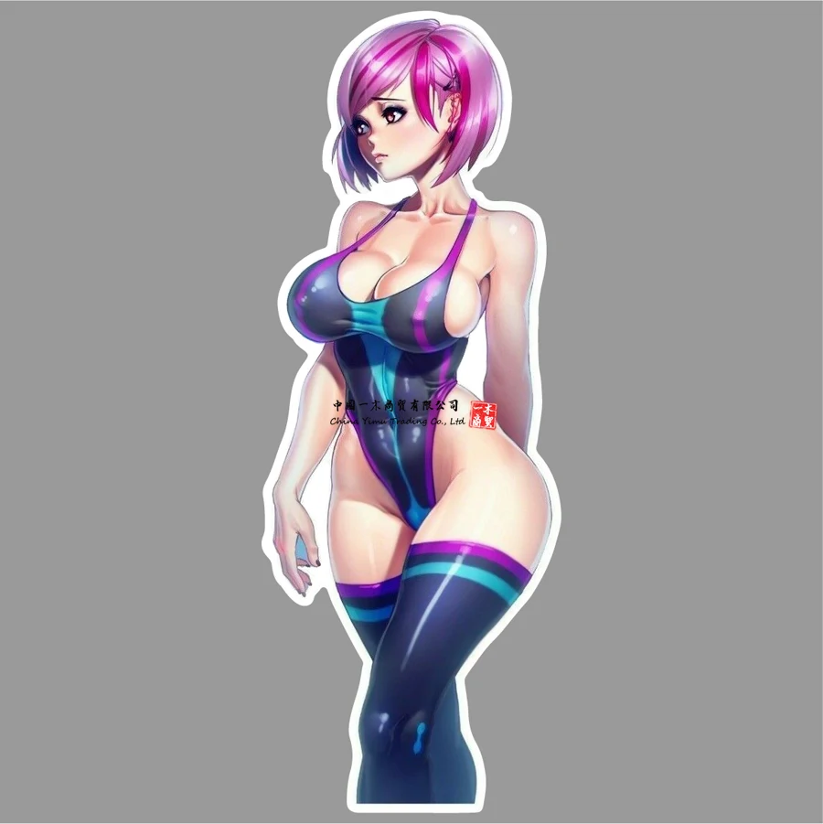 

Маргаритка персик росолин аниме девушка большая грудь Waifu наклейка Премиум, виниловый Decal
