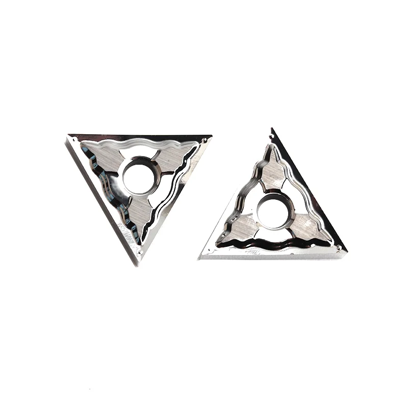 10 buah TNMG160402 Inserts HA HA H01 sisipan karbida CNC mesin bubut eksternal pemotong alat TNMG pisau untuk aluminium