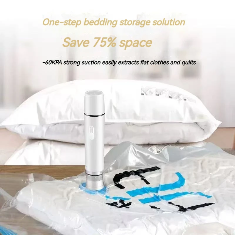 Handheld Mini Vacuum Machine Rechargeable Vacuum Food Preservation Machine Portable Electric Vacuum Pump