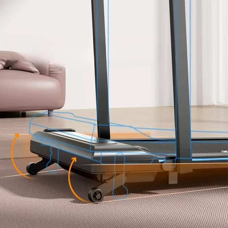 

Folding Portable Walking Pad Mini Under Desk Treadmill Foldable Electric Fitness Machine For Home