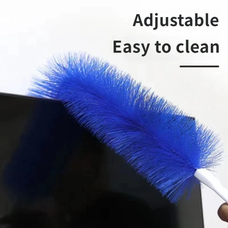 Window Track Cleaning Brush with Long Bristles Efficient Crevices Dust Removal Brush for Fans Vent Keyboard Gaps