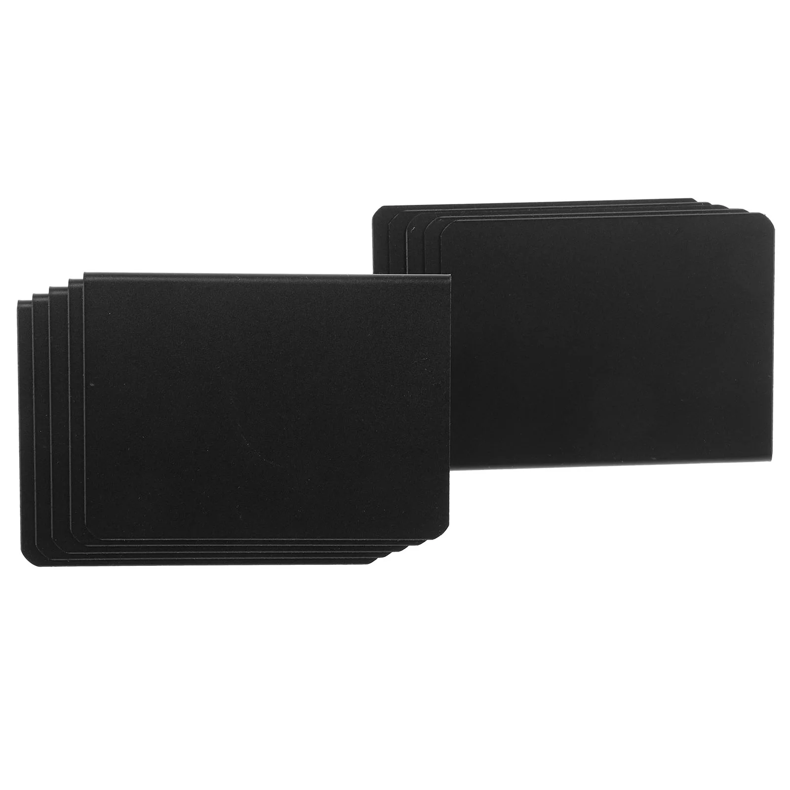 10Pcs Desktop Name Plate Sign Sturdy Acrylic Card Stand Meeting Identity Display Stand for Crafts