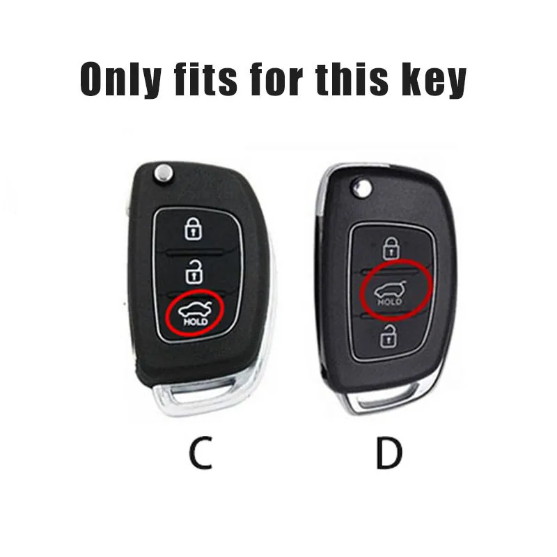 Soft TPU Car Flip Key Case Cover for Hyundai ix25 ix35 i20 i30 Solaris Tucson Sonata Santa Fe Sport Mistra Elantra Creta Verna