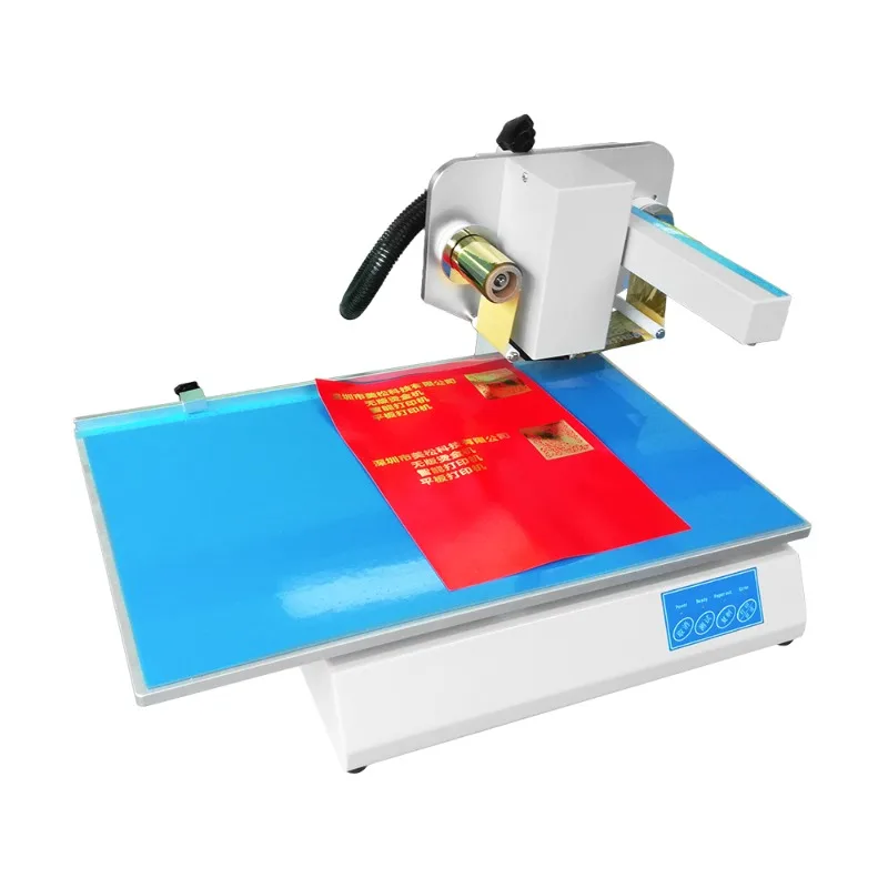 Hot Stamping Surface Finishing  Industrial Stamping Printer for Weading Cards Decoration Books Leather PVC Hard Plastics