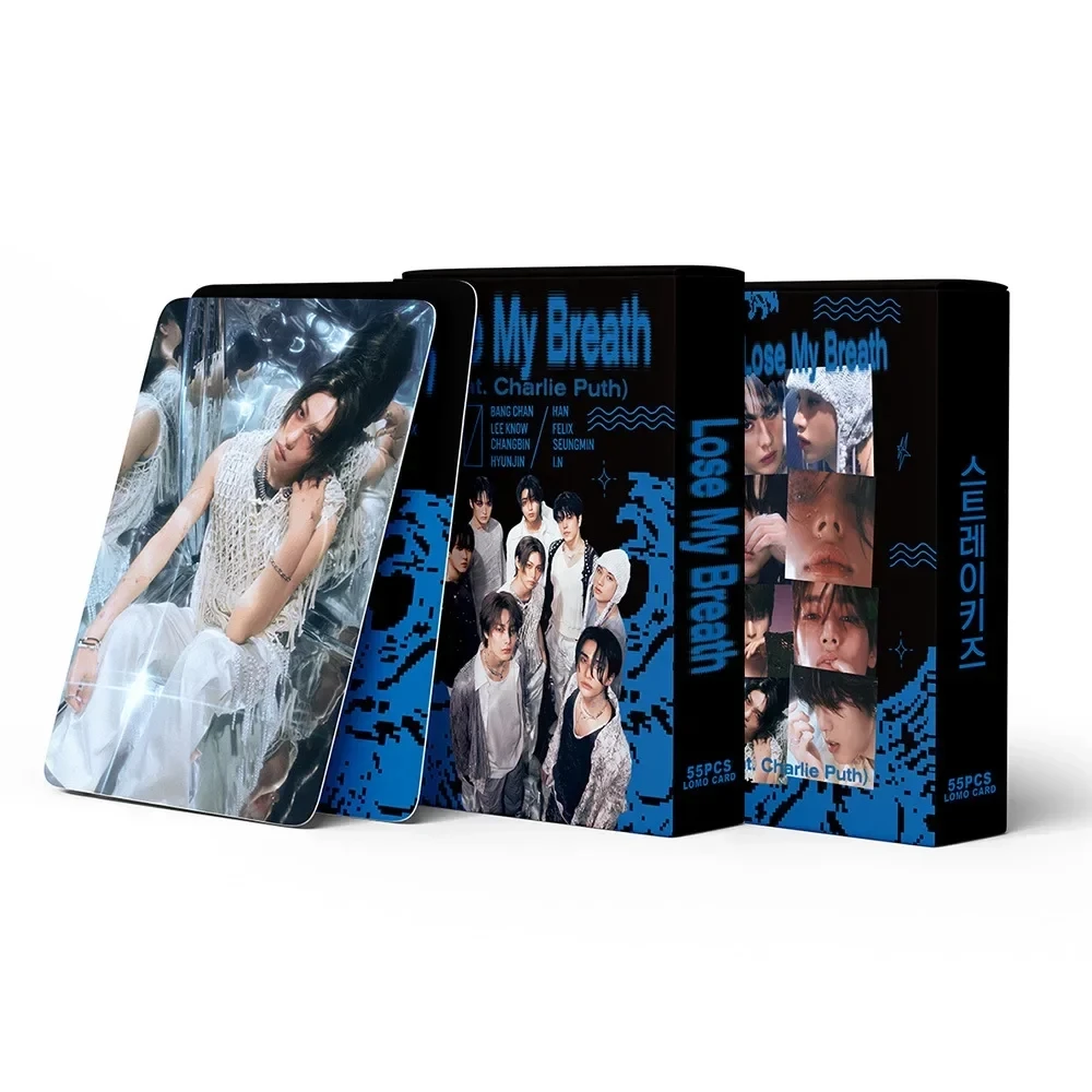 

55pcs Kpop Boy Singer Photocard MAGIC SCHOOL New Album Lose My Breath Lomo Cards Photo Print Card Set Fans Collection Postcard