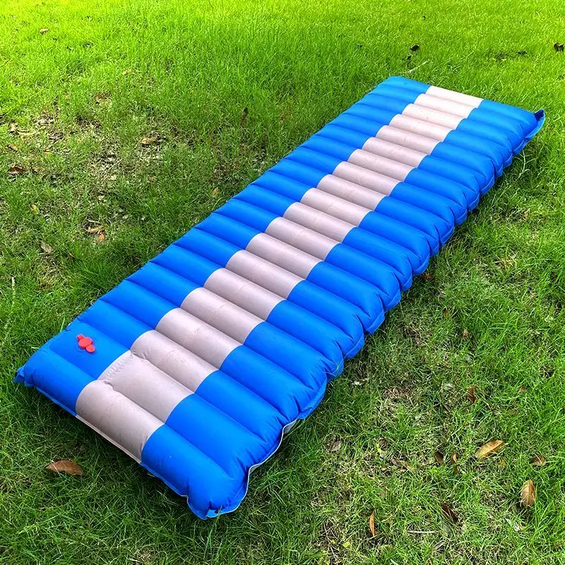 New Foot-stepping Inflatable Mattress Portable Lunch Break Folding Air Mattress Bed Outdoor Camping Thickened Inflatable