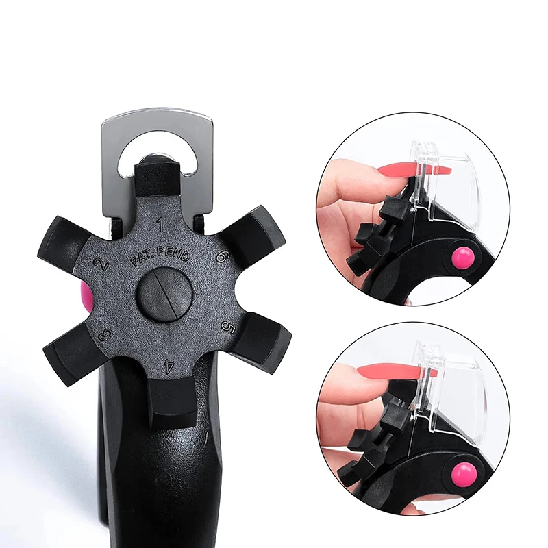 Edge Cut Trimmer Adjustable Manicure Tools Professional Nail Capsule Cutter Acrylic False Nail Clipper Special Type U Word Tips
