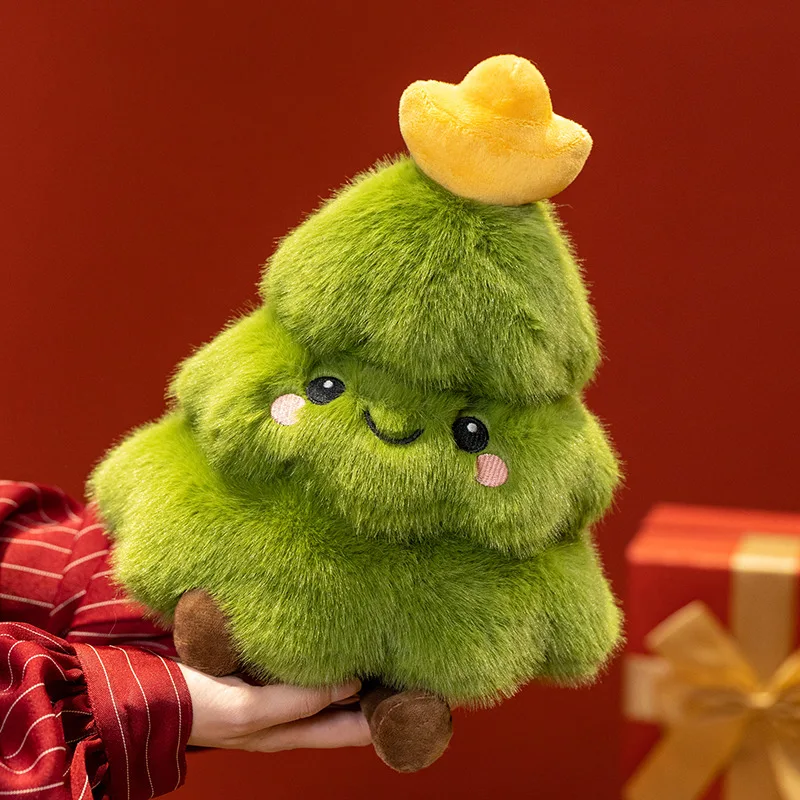 INS الملونة الكرتون شجرة المال عيد الميلاد شجرة الصنوبر الصغيرة أفخم رمي وسادة أريكة كرسي وسادة لينة محشوة النباتات ديكور الحفلات #4