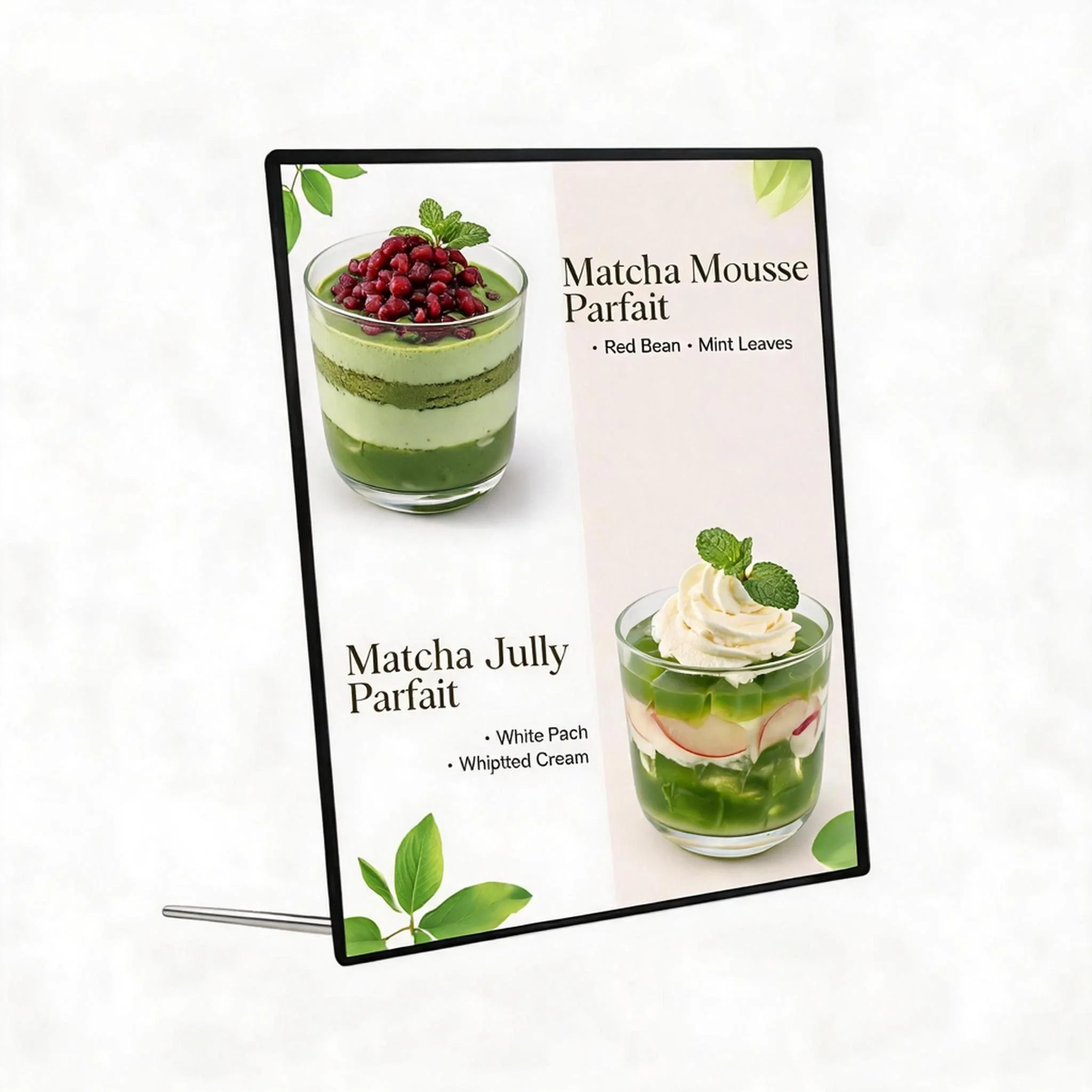 Slim A4/A3 LED Light Box Sign, Metal Frame Menu Light Box Wall Mount Poster Menu Display for Cake Shop Advertising LED Light Box