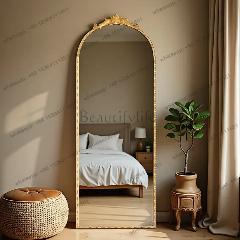 ld Floor Standing Mirror Living Room Moving Modern Girls Bedroom Bathroom   Mirror Full Body Espelhos Home Decorations