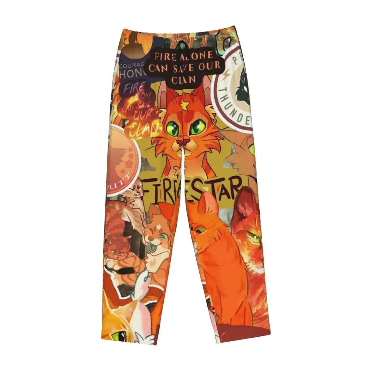 

Custom Warrior Cute Cats Lovers Women Pajama Pants Lounge Sleep Sleepwear Bottoms with Pockets