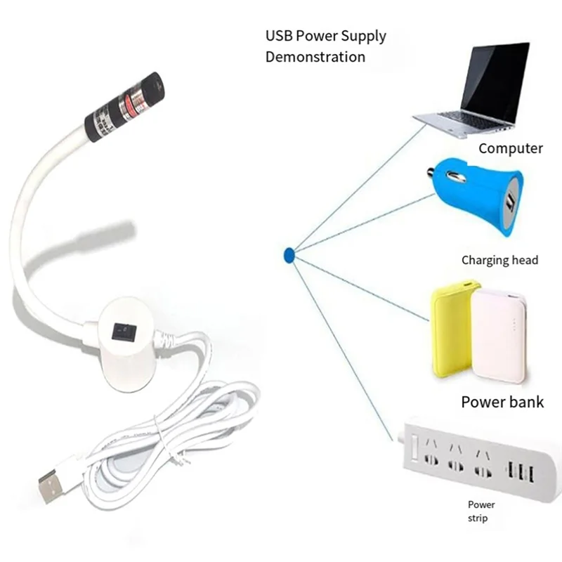 Y17A USB Powered DC5V Laser Positioning Light Cutting Base For Garment Factory Sewing Cutting Bed Light Plate Cross