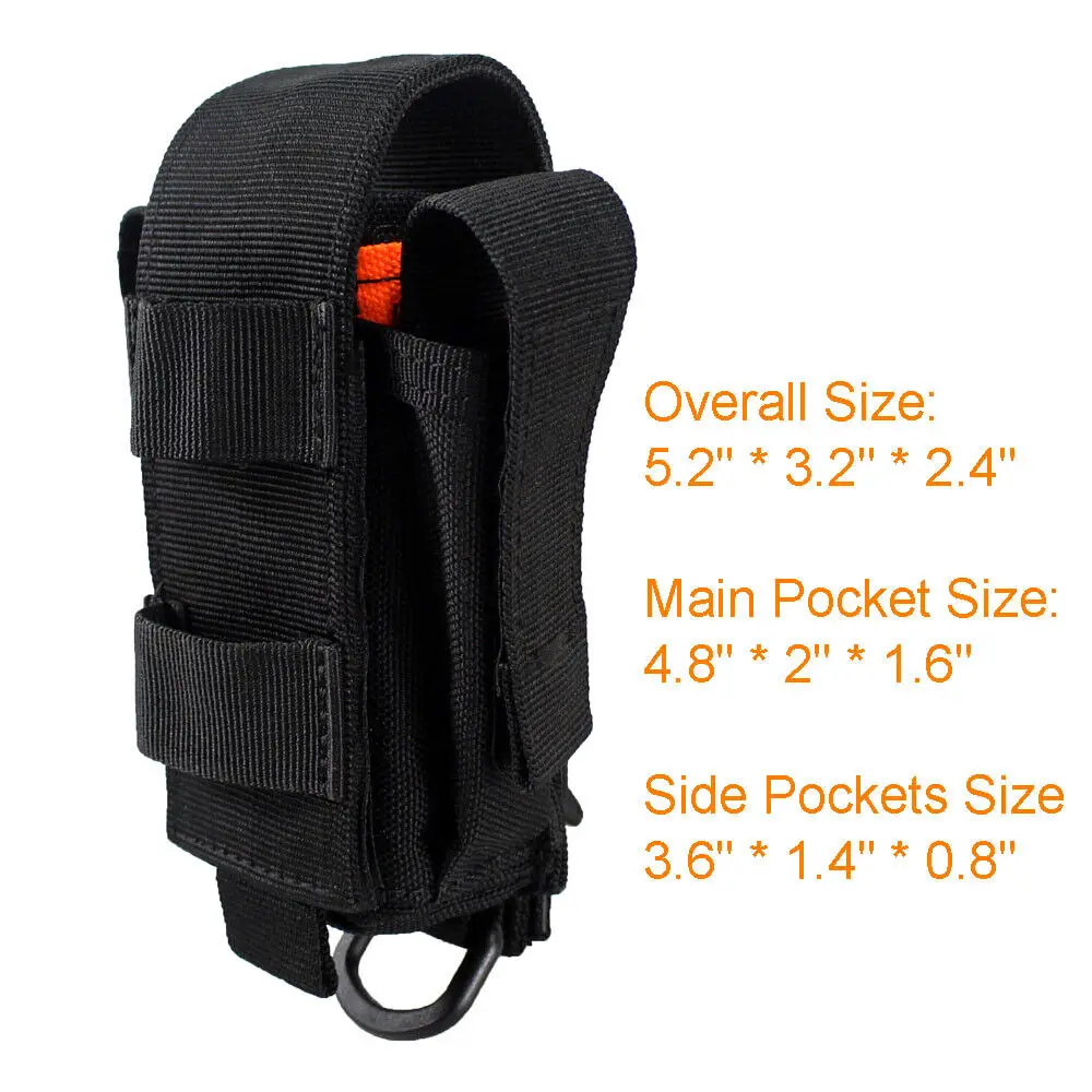 Tactical EDC Tools Sheath Holster Universal Multi Pockets Tool Organizer Heavy Duty MOLLE Pouch Fits Knife Plier Pencil Carries