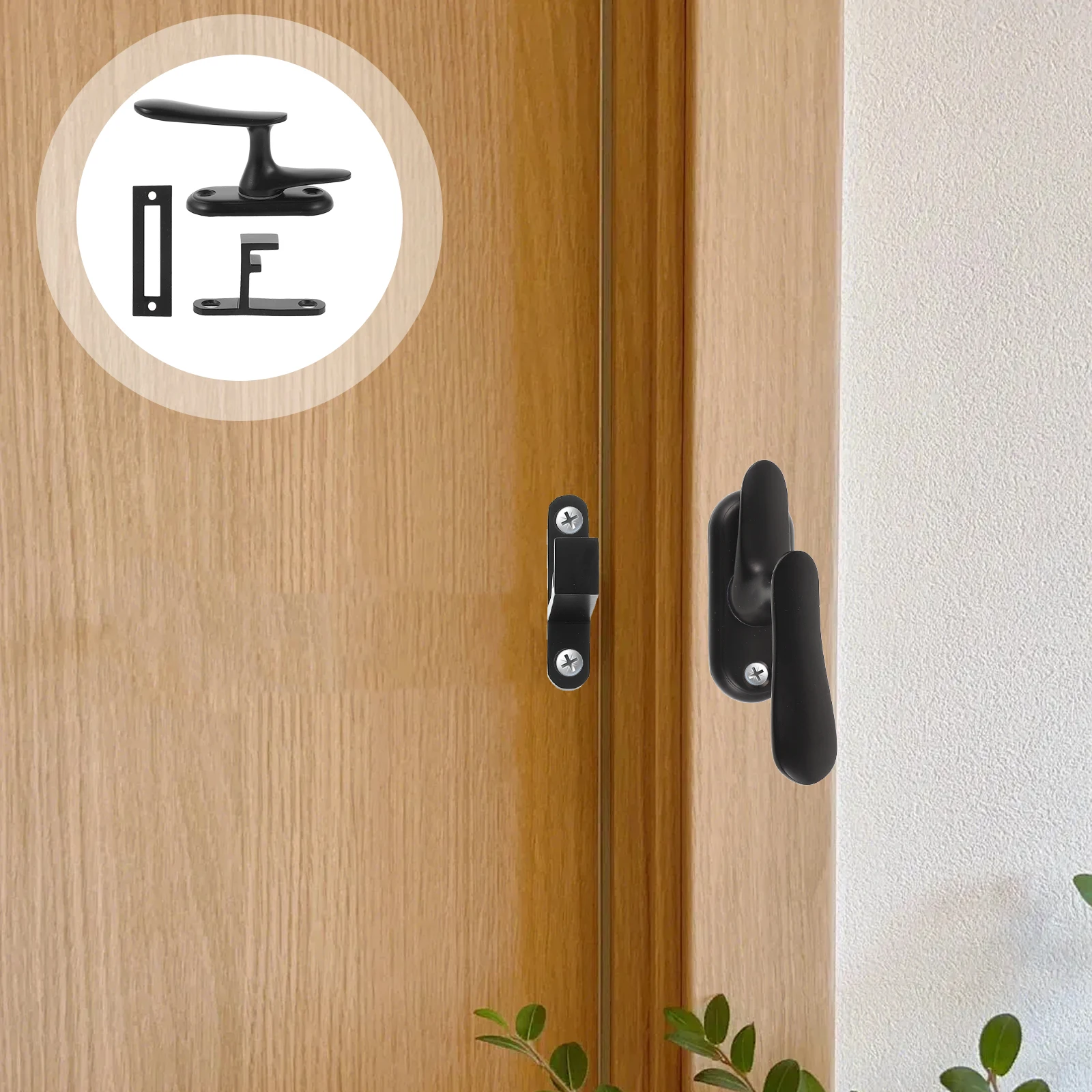 

1 Set Stainless Steel Latch Security Latch Heavy Duty Bolt Lock Bedroom Bathroom Barn Fence Gate Wood Cupboardlatch For Door