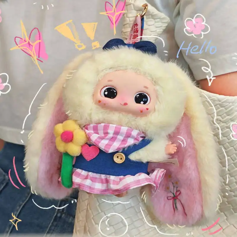 

Baby three Spring Flower Plush Doll Blind Box Trendy Play Handmade Collection Characters Desktop Decoration Birthday Gift
