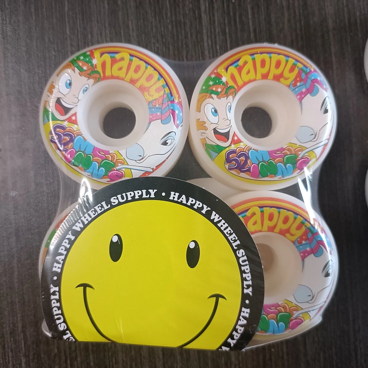 pro skateboard wheel 52mm 53mm 54mm a cut shape 104a conical shape happy
