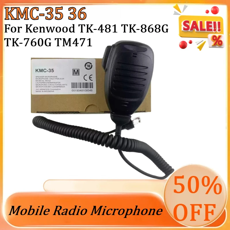 

New KMC-35 36 Mobile Radio Microphone Handheld Speaker MIC for Kenwood TK-481 TK-868G TK-760G TM471